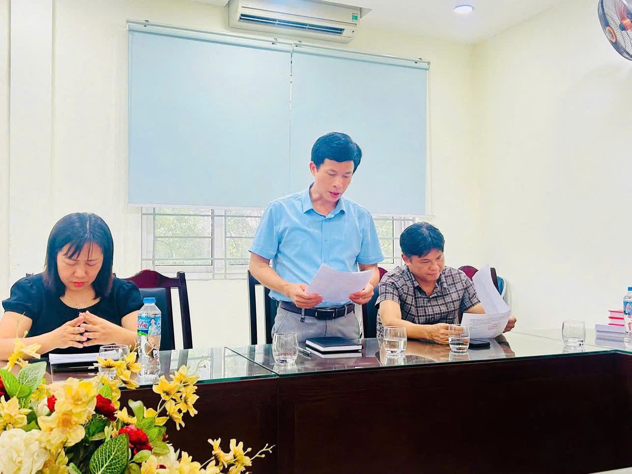 THÀNH LẬP CHI BỘ TRƯỜNG MN HOÀNG CÔNG